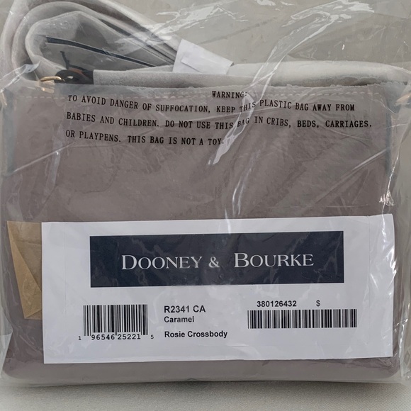 NWT - Dooney & Bourke caramel Rosie Crossbody Bag - Picture 2 of 8